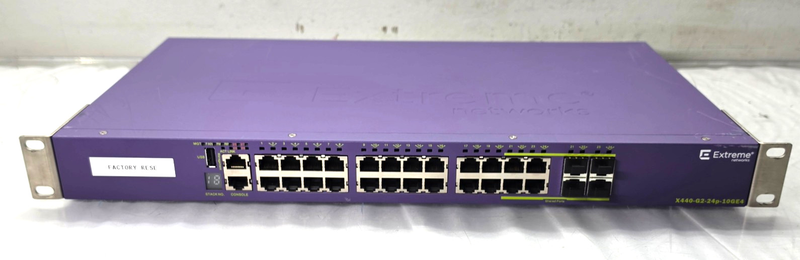 Extreme Networks 10GE X440-G2-24P-10GE4 16533 24Plus-Ports POE+ Switch UP