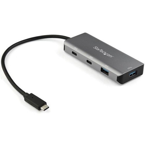 StarTech 4 Port USB C Hub, 2x USB A & 2x USB-C SuperSpeed 10Gbps, USB Bus