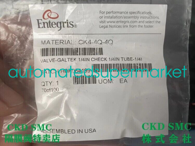 1PC NEW Check Valve CK4-4Q-4Q Shipping by DHL/FedEX