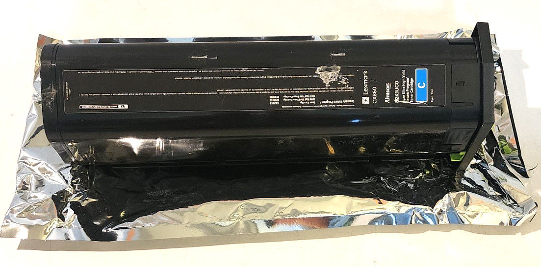 Lexmark 82K1UC0 Cyan Ultra High Yield Toner Cartridge CX860 New Without Box