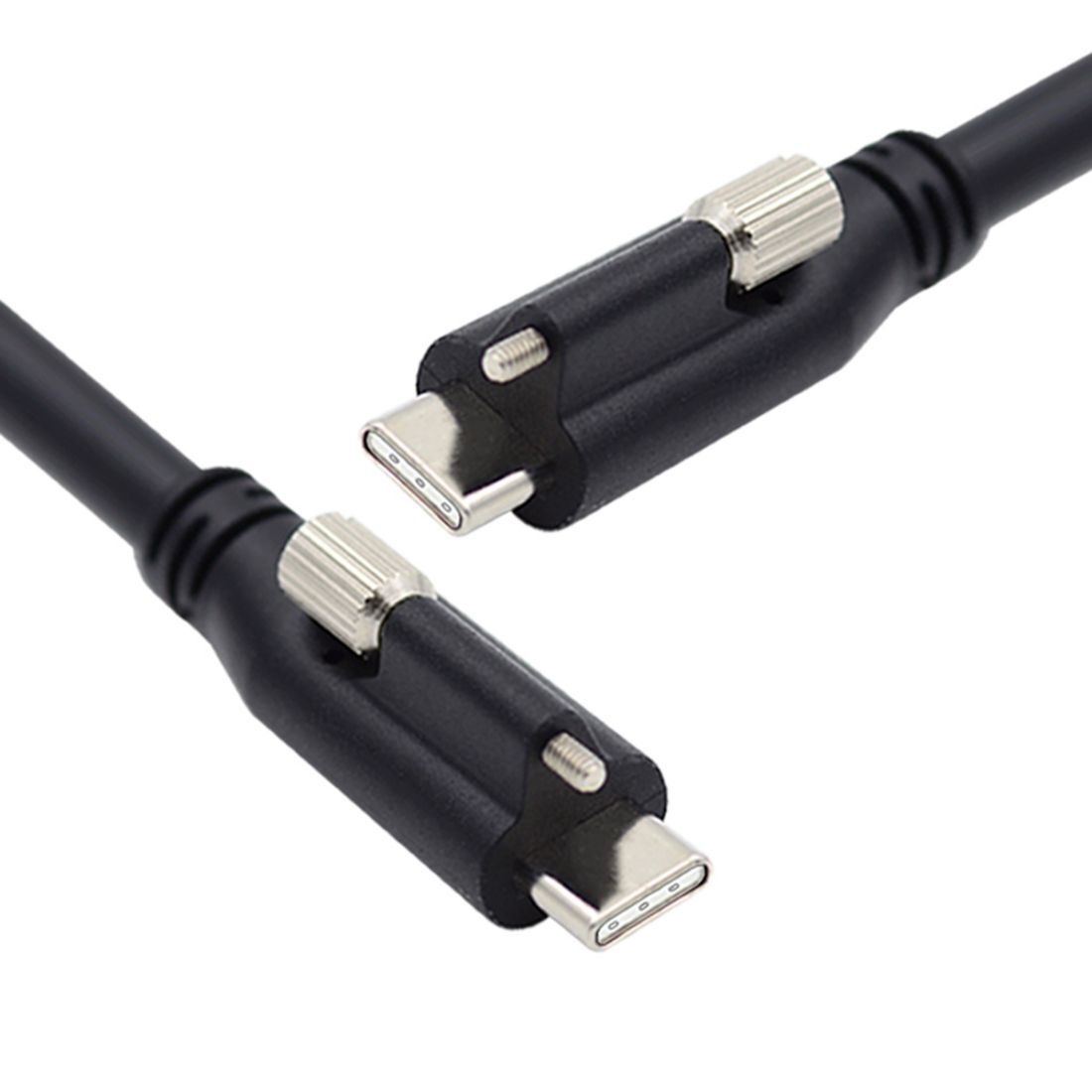 USB C to C Data Power Cable for Industrial Camera with Single Panel Mount Screw