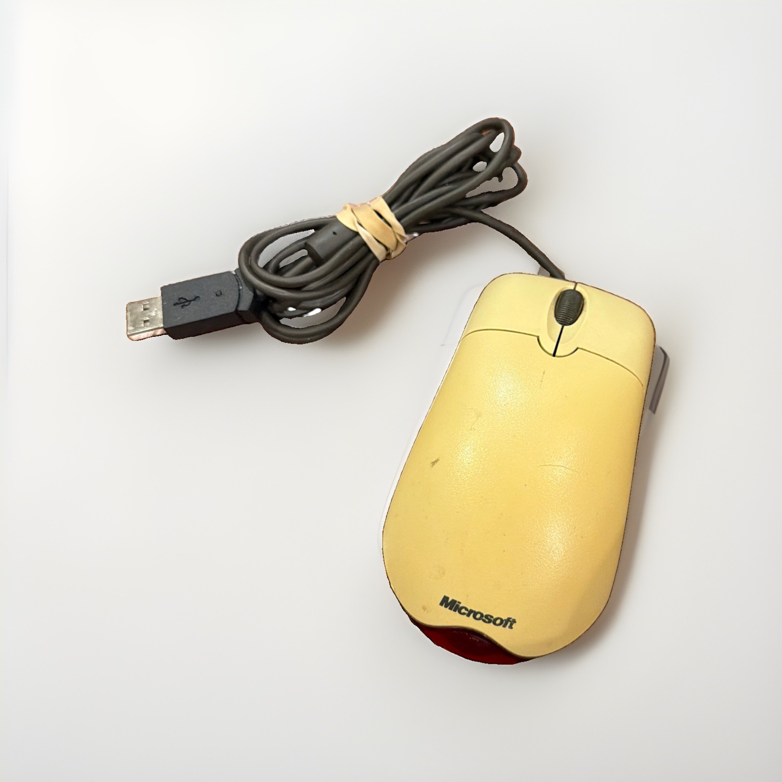Vintage 2002 Microsoft Wheel Mouse Optical USB & PS2 Compatible X08-18741 Tested
