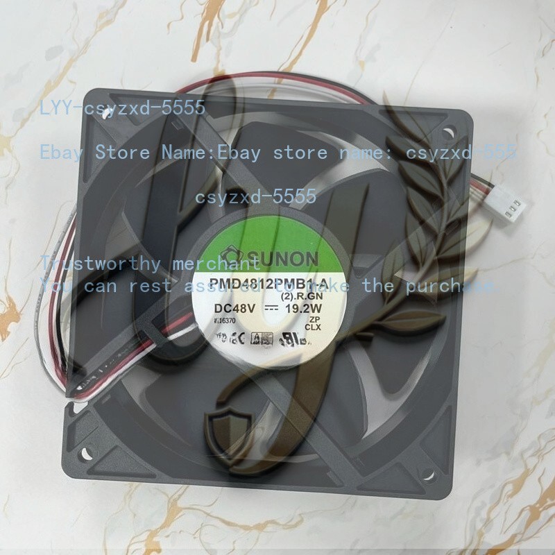 SUNON 12038 DC48V 19.2W PMD4812PMB1-A(2).R.GN 3-Pin Inverter Fan