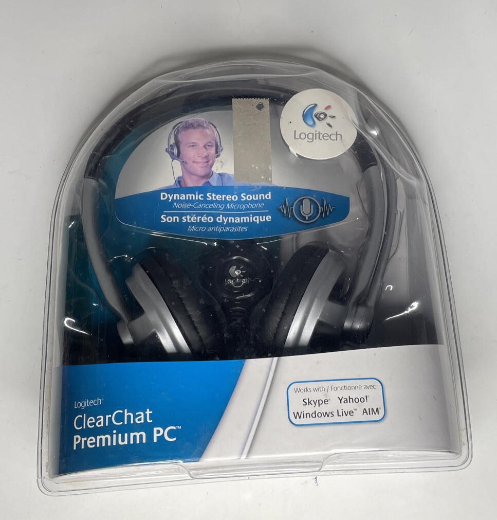 Logitech ClearChat Premium PC Black Headband Headset BRAND NEW SEALED