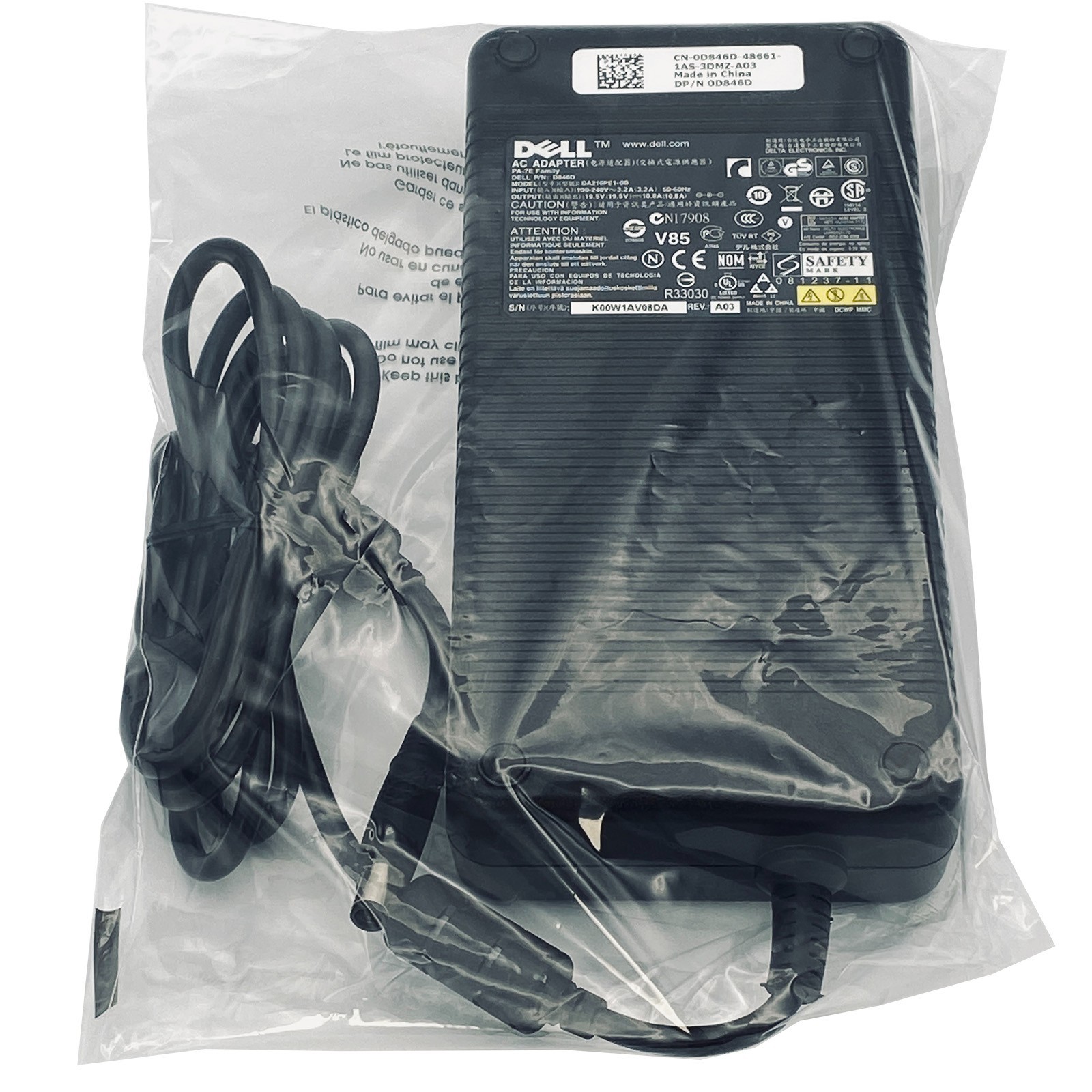 NEW Genuine Dell 210W AC Adapter Power For Dell Precision 7510 7710 M2800
