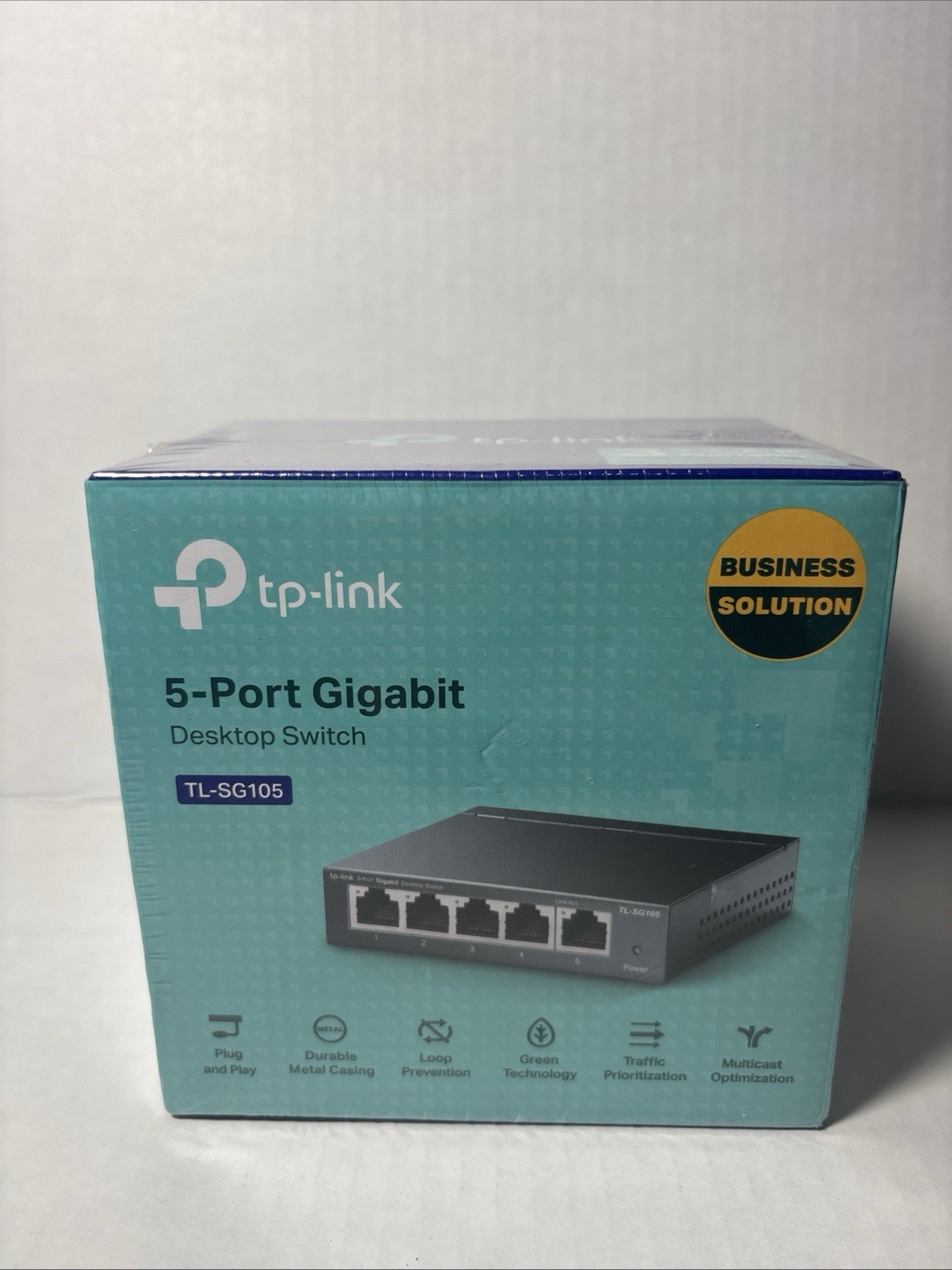 NEW TP-Link TL-SG105 5-Port Gigabit Ethernet 1000Mbps Desktop Switch NIB SEALED
