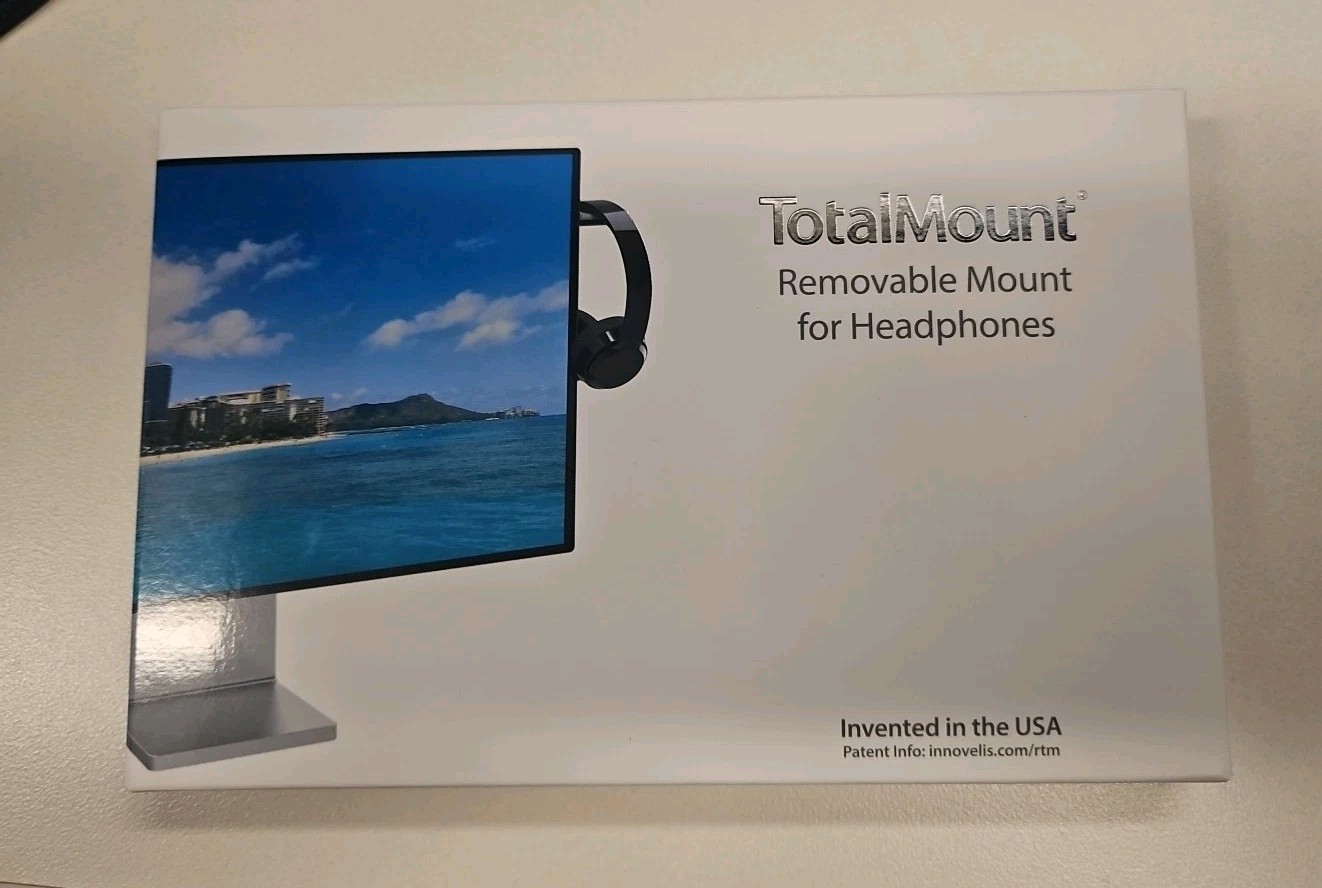 TotalMount Removable Mount For Headphones Premium-Grade Removable Holder