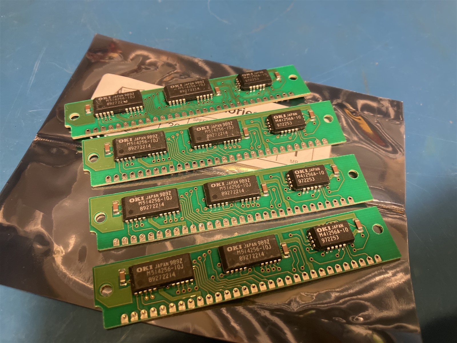 4x 256KB 30-Pin 3-chip Parity 100ns Memory SIMMs 1MB 256K-9 RAM Apple PC UNIX