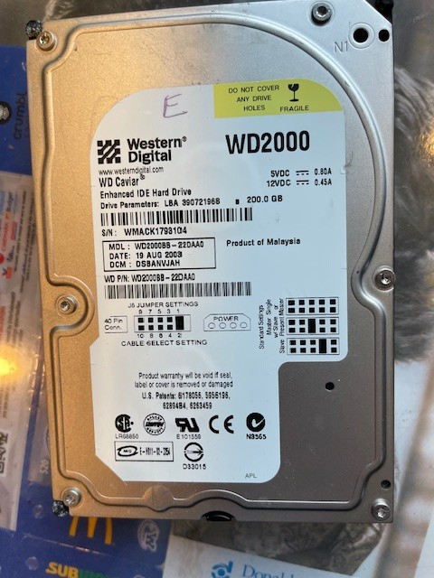 2 200 GB Hard Drive internal, new never used Great Price