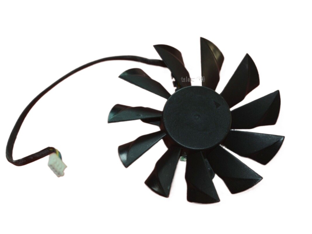 New 85mm MSI GTX550TI HD6850 Fan Replacement 42mm 4Pin PLA09215B12H 12V 0.55A R6