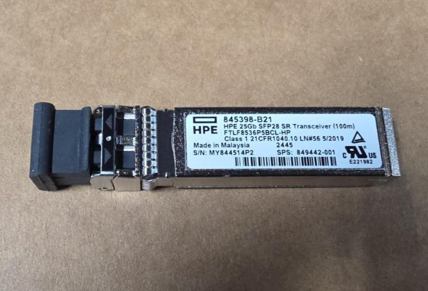 845398-B21  HPE 25GB SFP28 SR 100M TRANSCEIVER new bulk