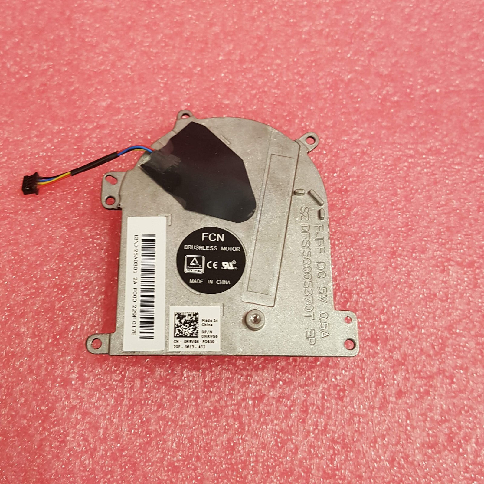 Original Dell Latitude 7220 Rugged Tablet CPU Fan DFS150005370T EP 5V 0.5A