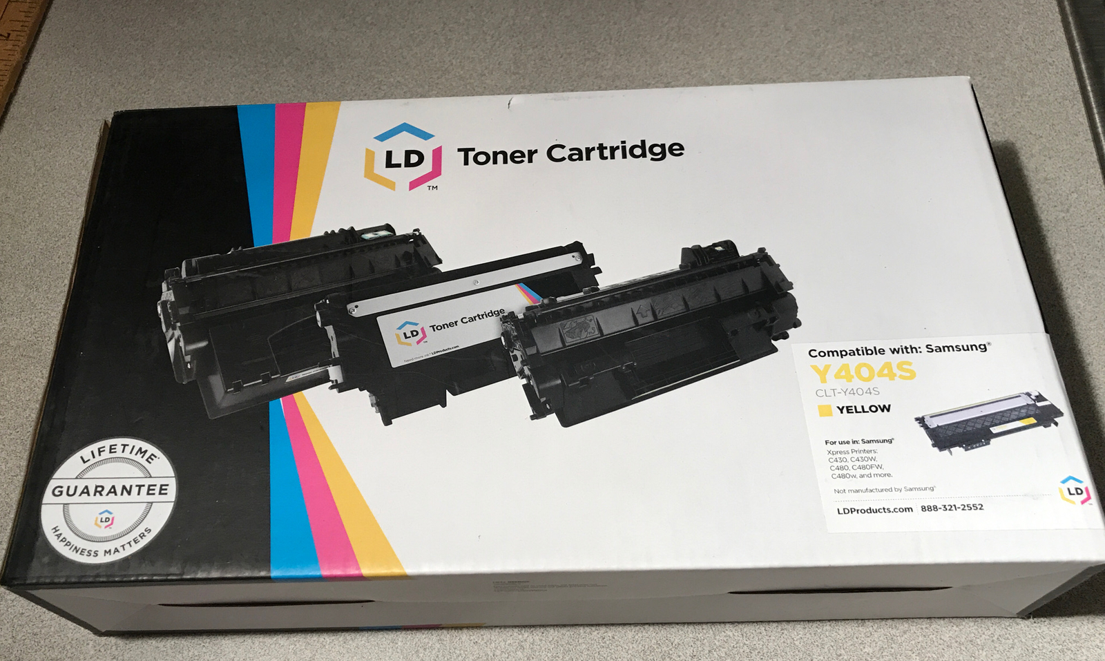 LD CLT-Y404S Y404S Yellow Laser Toner Cartridge for Samsung Printer