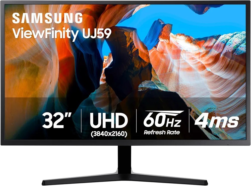 SAMSUNG 32" UJ59 Series 4K UHD (3840x2160) Monitor, ☆☆READ DESC☆☆ MARKDOWN