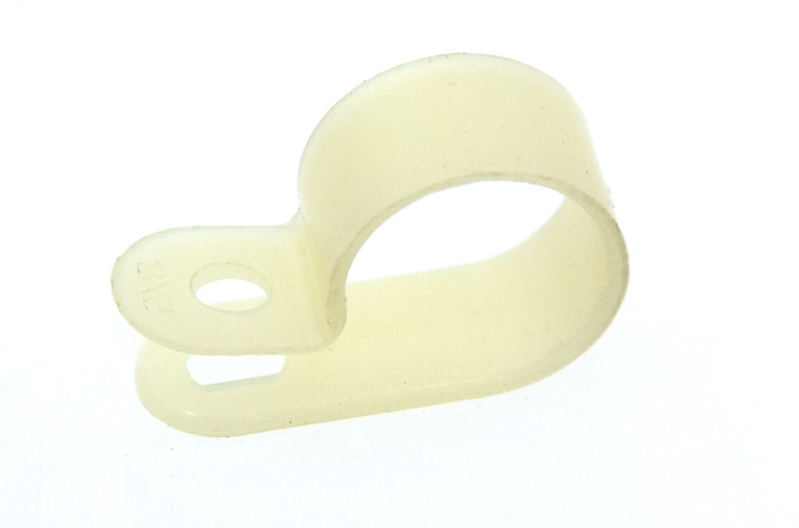 100 Piece Pack of 5/8" Inch R-Type Nylon Cable & Wire Clamps