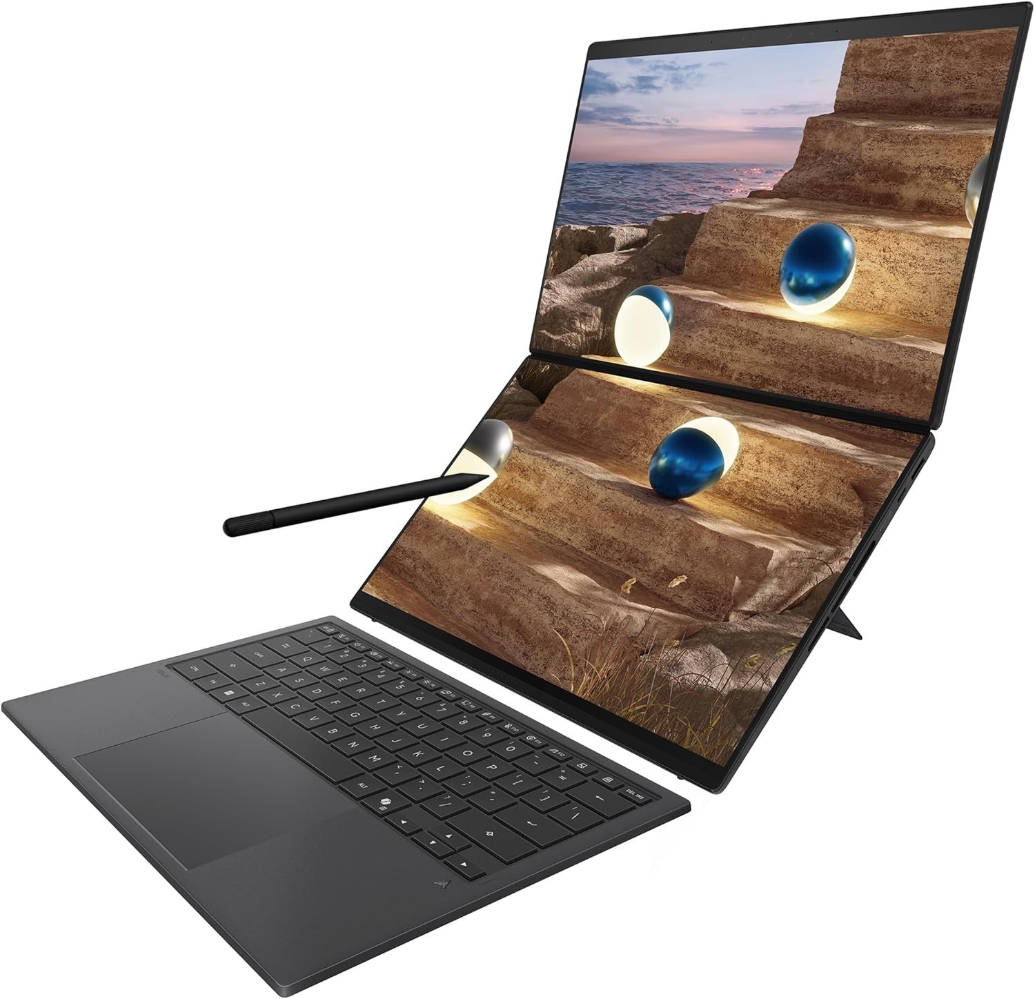 Asus Zenbook Duo 14 Gray QHD+ TOUCH 2.1 GHz Ultra 9 386H 32GB 1TB SSD Excellent
