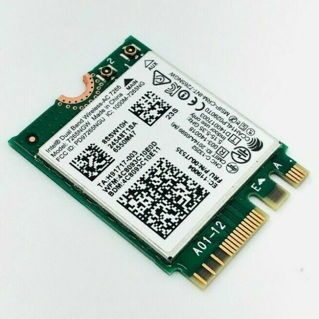 OEM Lenovo N22-20 Touch Chromebook Type 80VH WIFI / BT Card 7265NGW 00JT535 186
