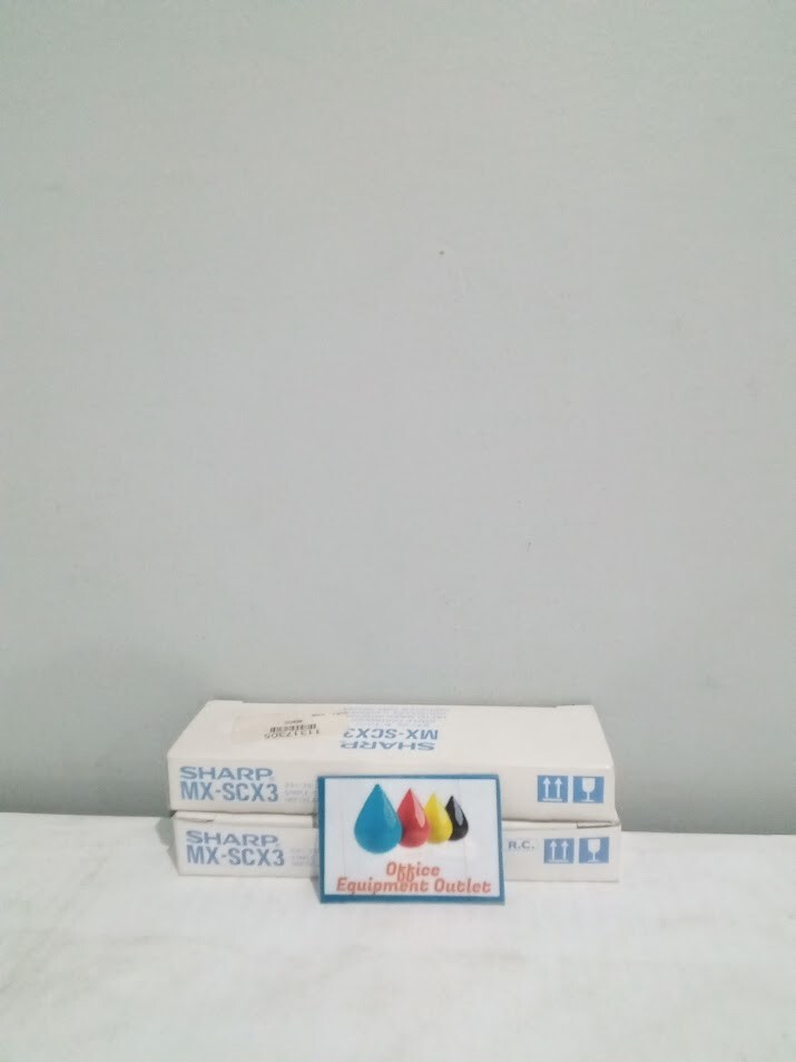 Sharp MX-SCX3 MXSCX3 Saddle Stitch Staple Cartridge Lot of 2