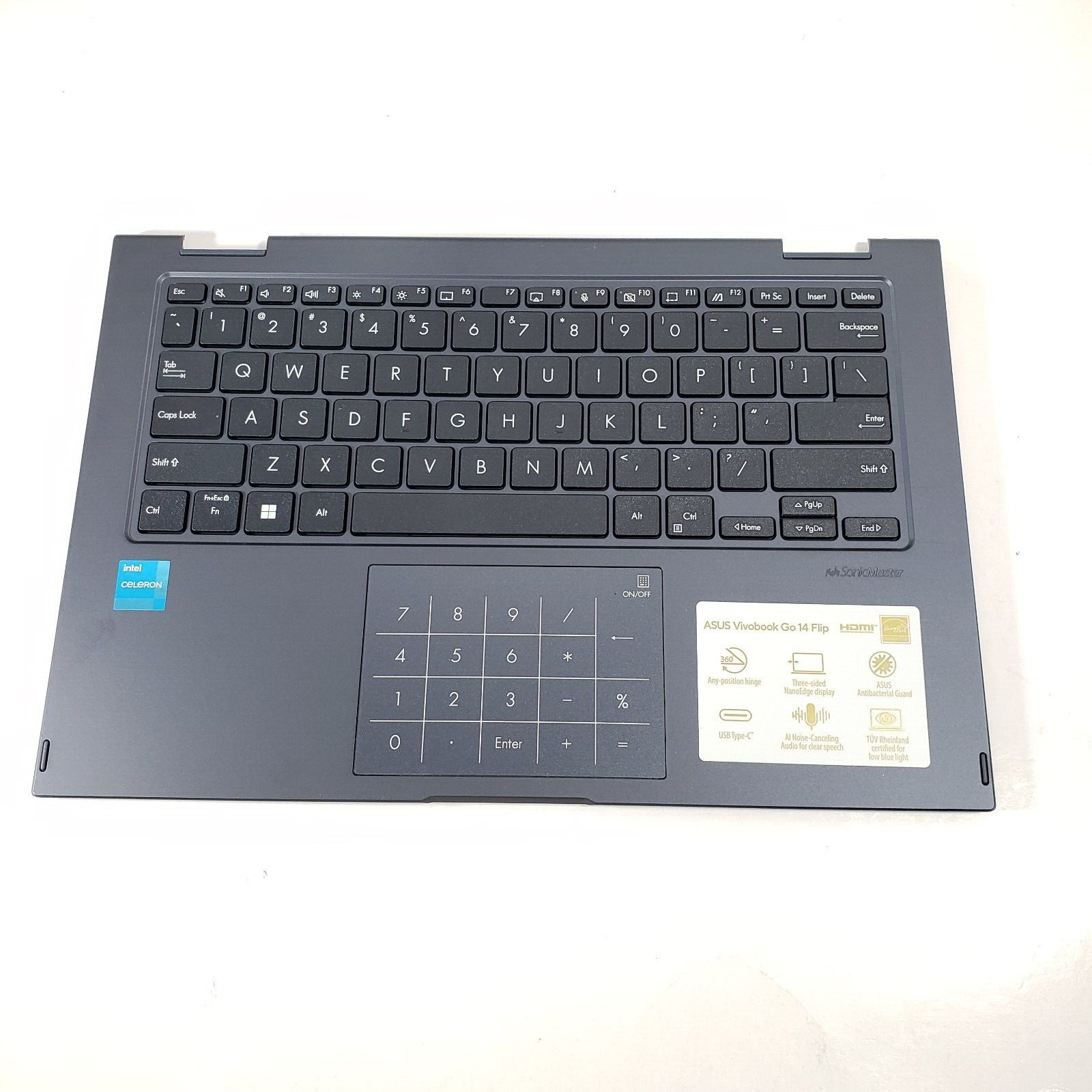 Asus Vivobook Go 14 Flip 2 in1 J1400KA Palmrest Touchpad Keyboard -