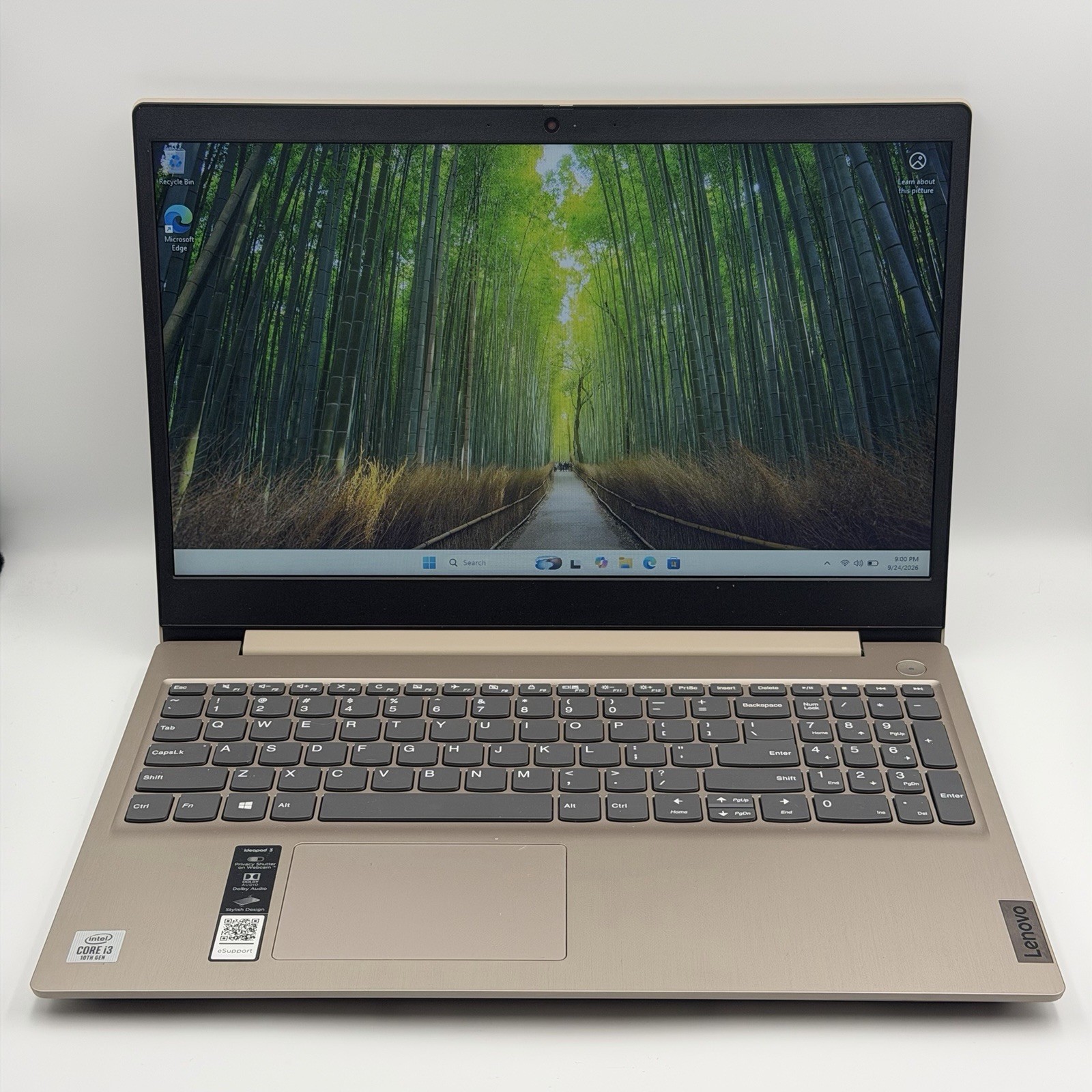Lenovo Ideapad 3 15IIL05 15.6" Intel Core i3-1005G1 1.20GHz 12GB RAM 128GB SSD
