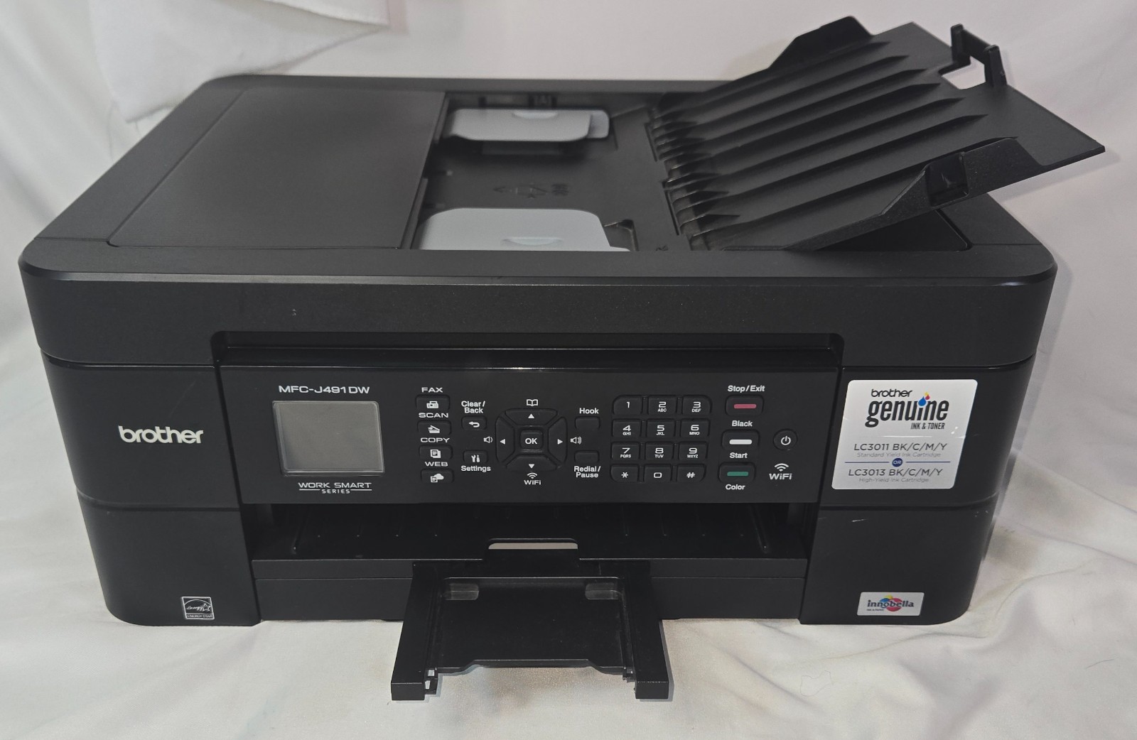 Brother MFC-J491DW All-In-One Inkjet Printer Only 1027 Pages Fax Scan Print Wifi