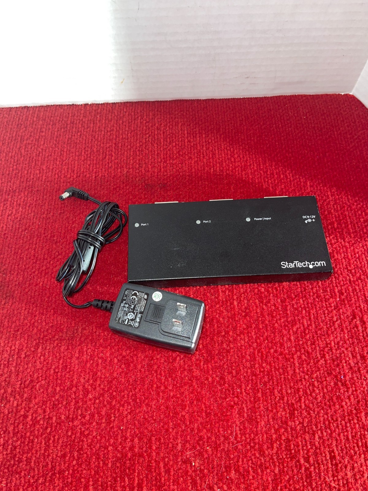 Startech 2 Port DVI Video Splitter with Audio ST122DVIA Tested Used (No cables)