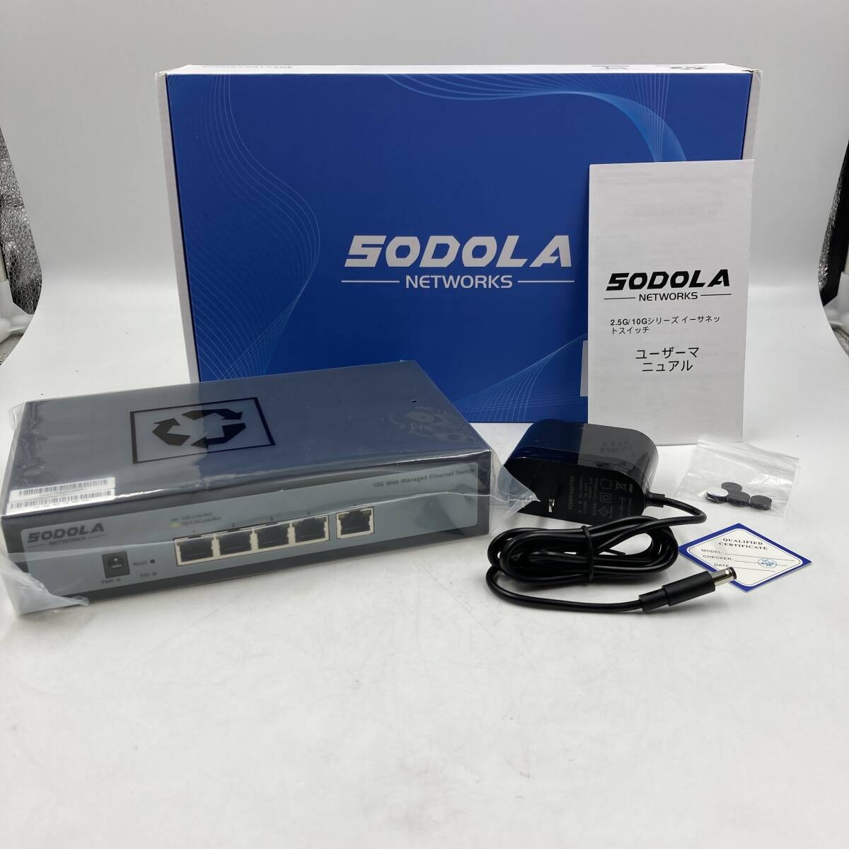SODOLA 10Gbps 5-Port RJ45 Switching Hub Web Managed Unopened