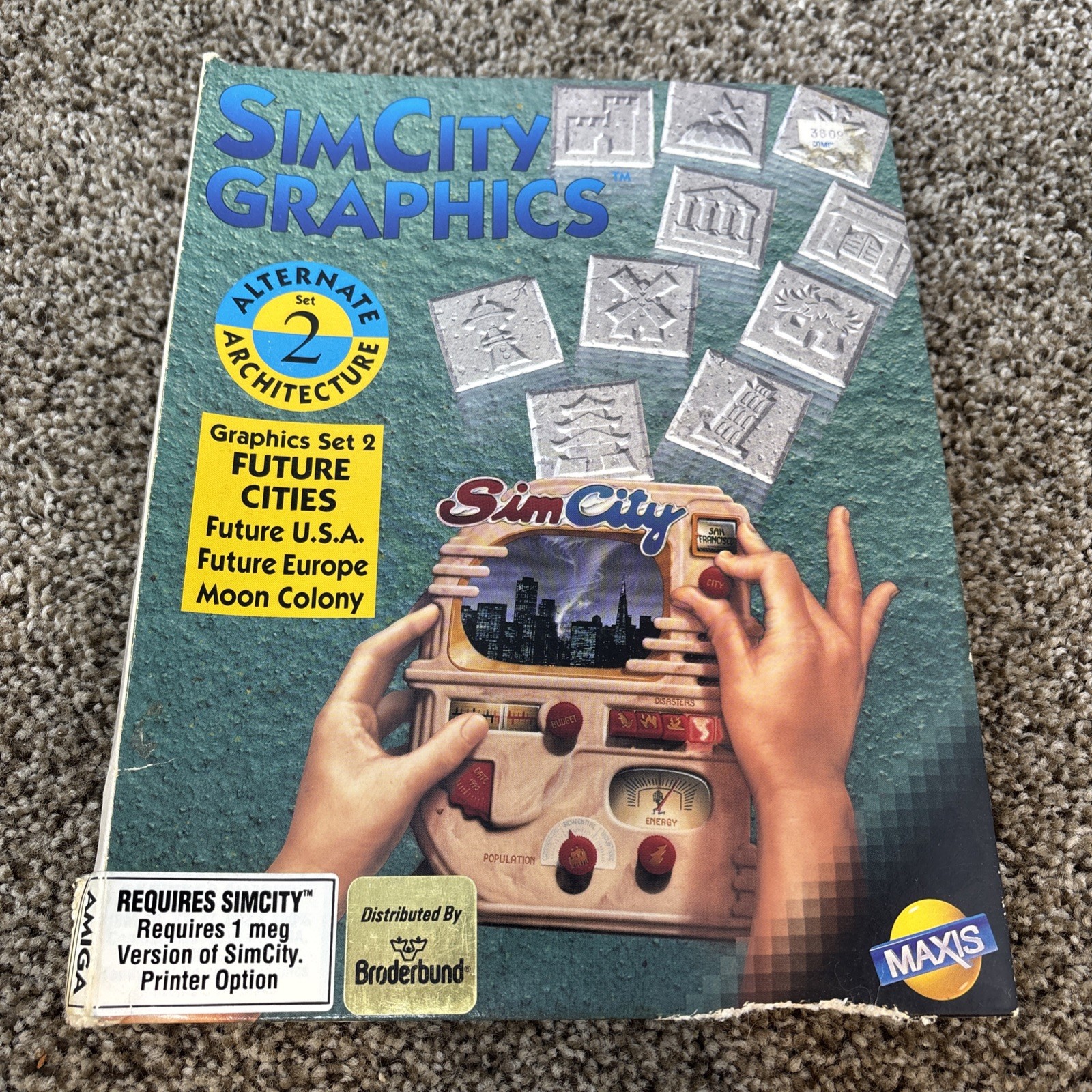 SimCity Graphics Alternate Architecture Set 2 For COMMODORE AMIGA UNTESTED