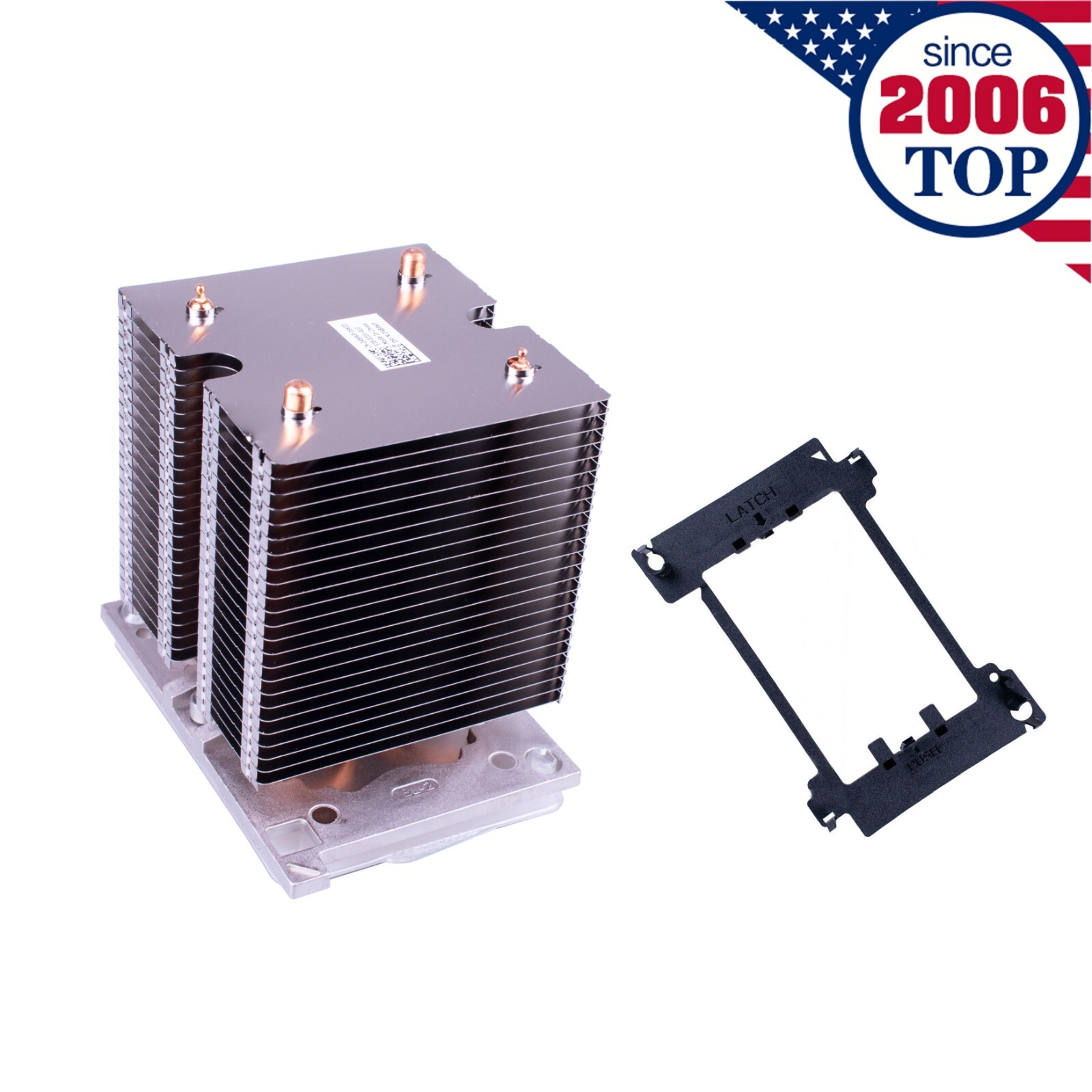 New Dell PowerEdge T440 T640 Heatsink Air Cooler 489KP 0489KP w/ Bracket US 