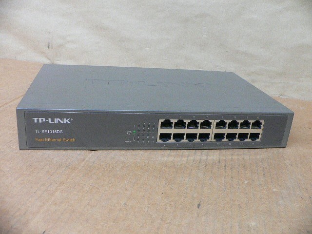 Tp-Link Tl-Sf1016ds 16-Ports 10/100 Mbps Desktop/Rack-Mountable Ethernet