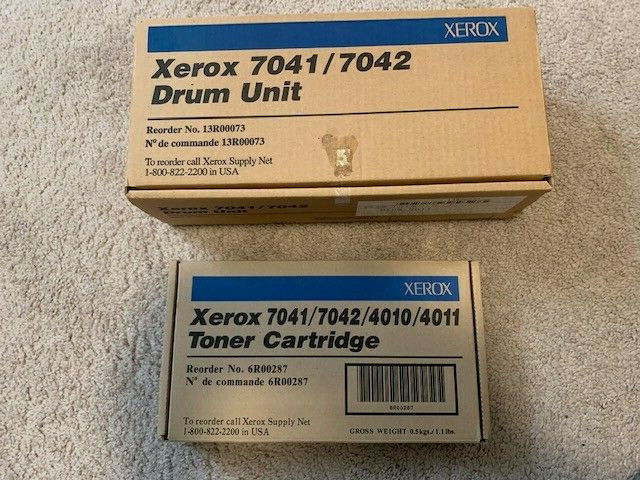 XEROX 7041/7042 Drum Unit & Xerox 7041/7042/4010/4011 Toner Cartridge