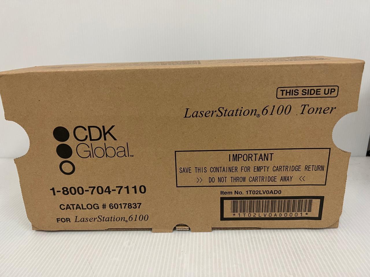 NEW CDK GLOBAL LaserStation 6100 Toner Cartridge (P/N: 6017837)