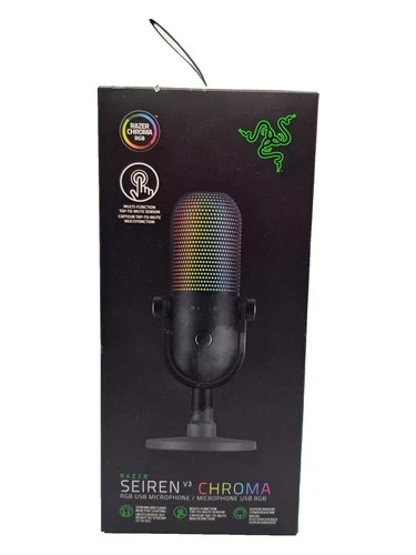 RAZER SEIREN V3 CHROMA RGB USB MICROPHONE BLACK Gaming Streamer Mic