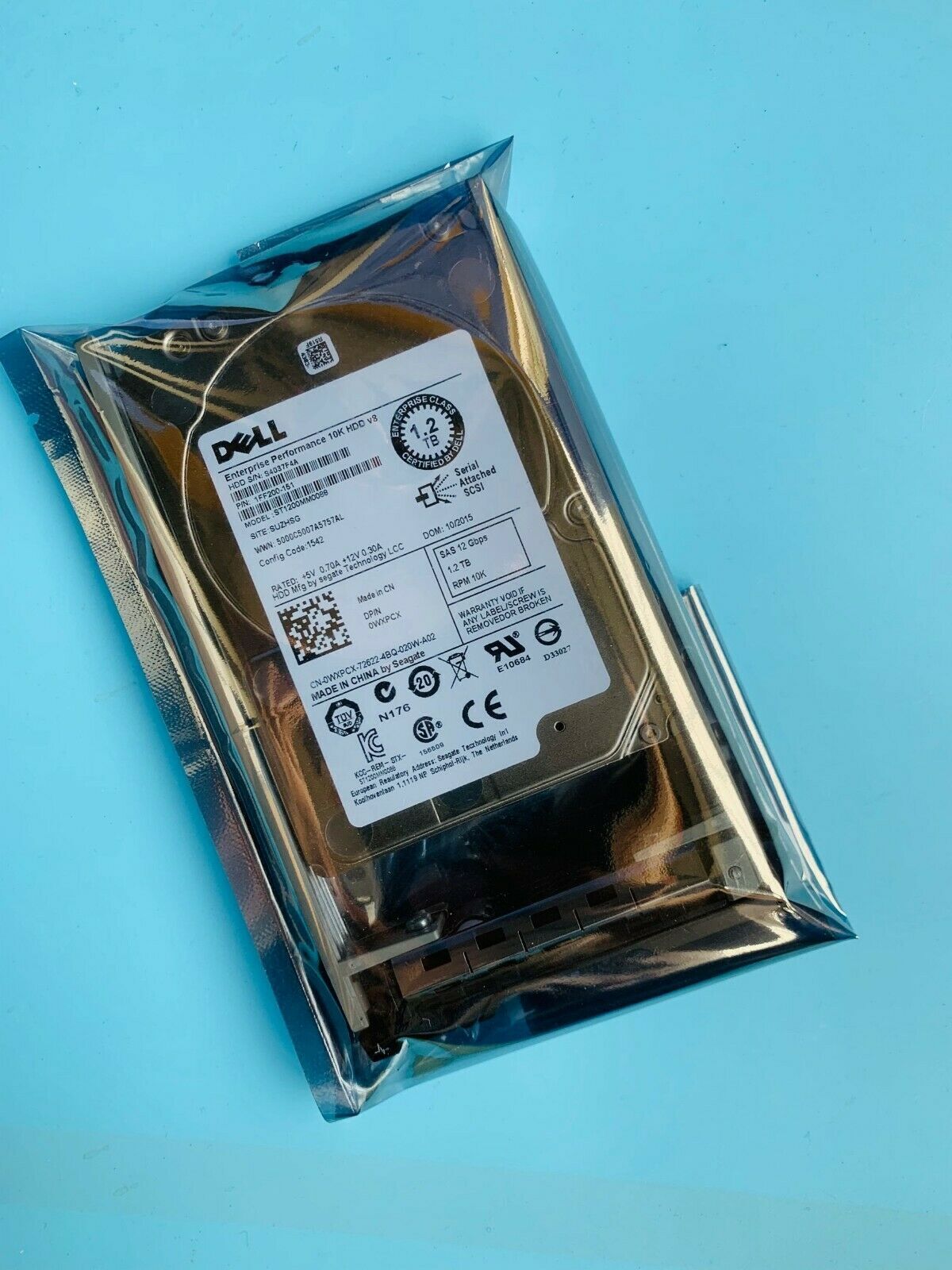 400-AJPD 12Gb/s Dell 1.2TB 10K SAS 2.5" Gen13 Hard Drive For PowerEdge Servers 2