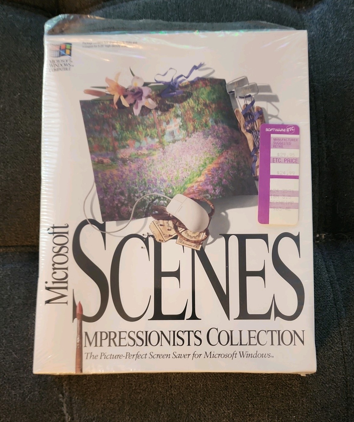 Microsoft Scenes Impressionist Windows 3.1 Collection 3.5" 1993 - New & Sealed