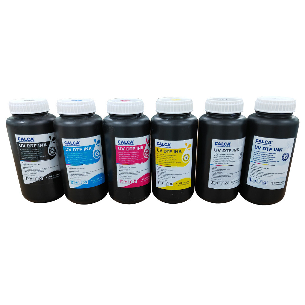 Local Pickup CALCA UV/UVDTF Ink for Crystal Label Sticker Printing, Bottle of 1L