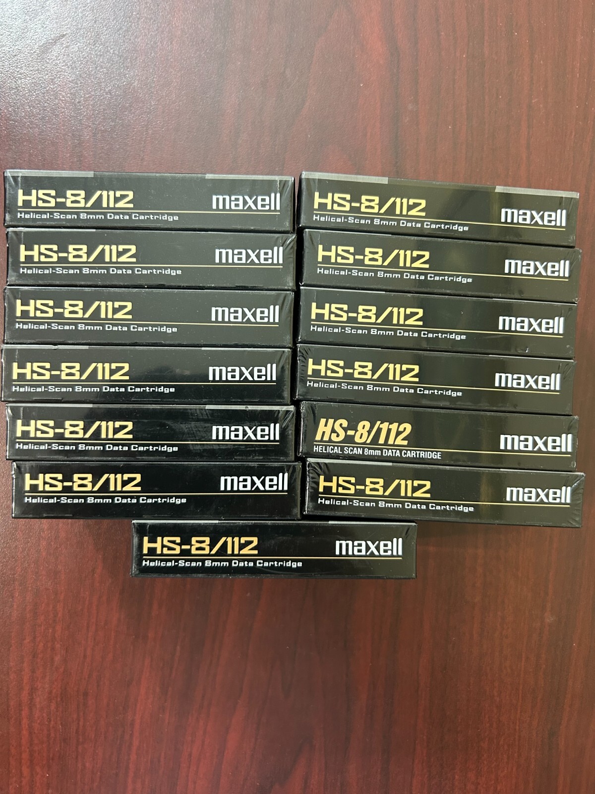 Lot Of 13 Sealed Maxell HS-8/112 Data8 Helical Scan 8mm Data Cartridge Tapes