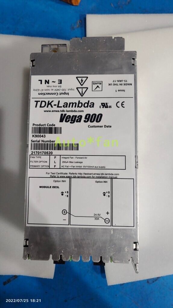 1pcs used Vega 900 K90043 power supply