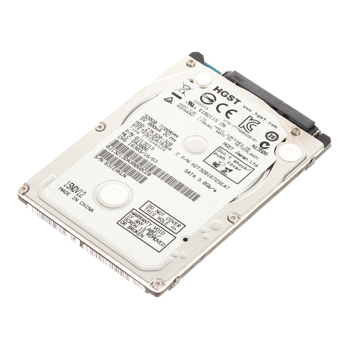 HITACHI TravelStar Z7K320 EA HTE723232A7A364 320GB 7.2K 16MB SATA II 2.5'' 