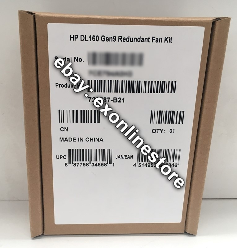 725587-B21 - HPE DL160 Gen9 Redundant Fan Kit
