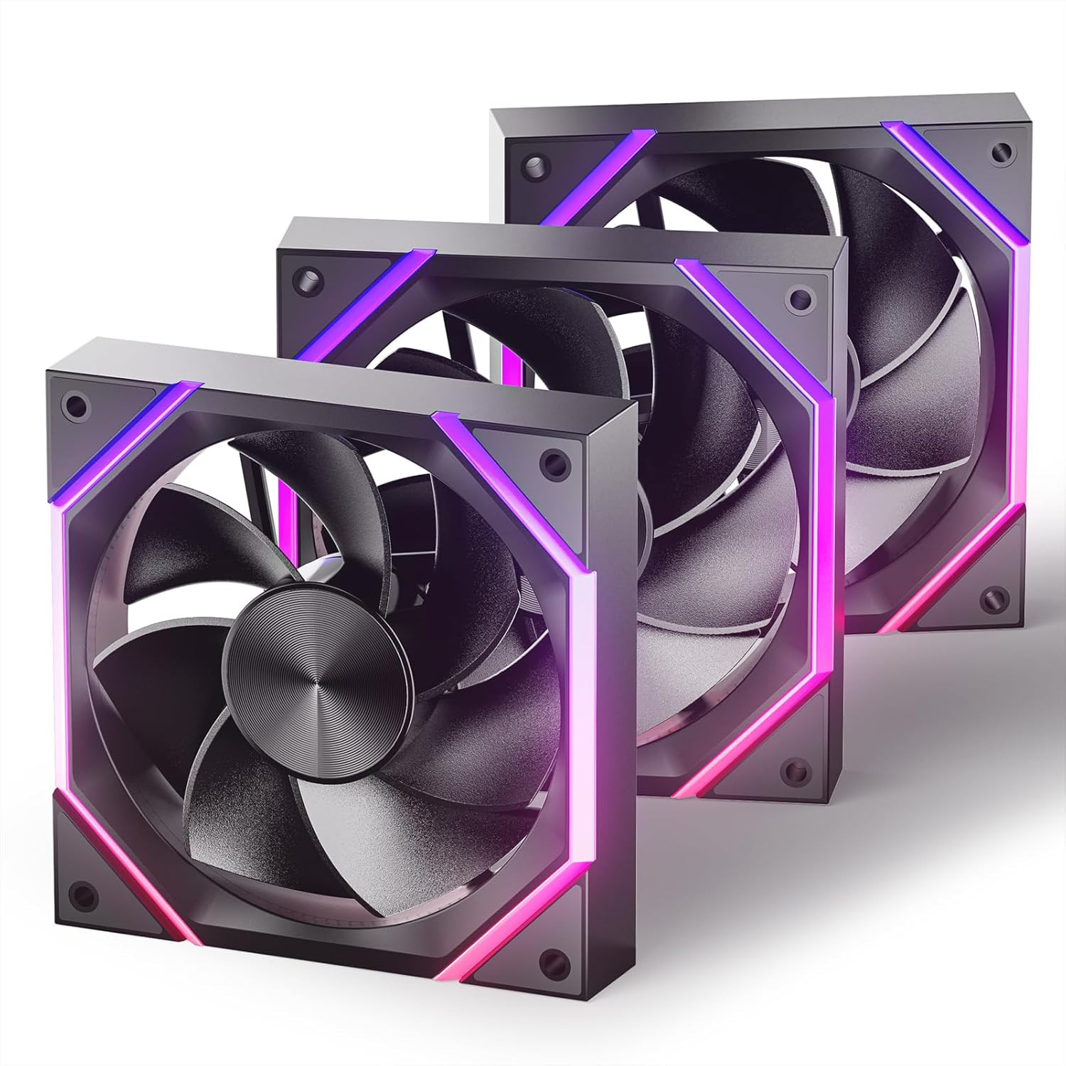 Nyota 120Mm Case Fan with Efficient Cooling, ARGB Fan Lighting