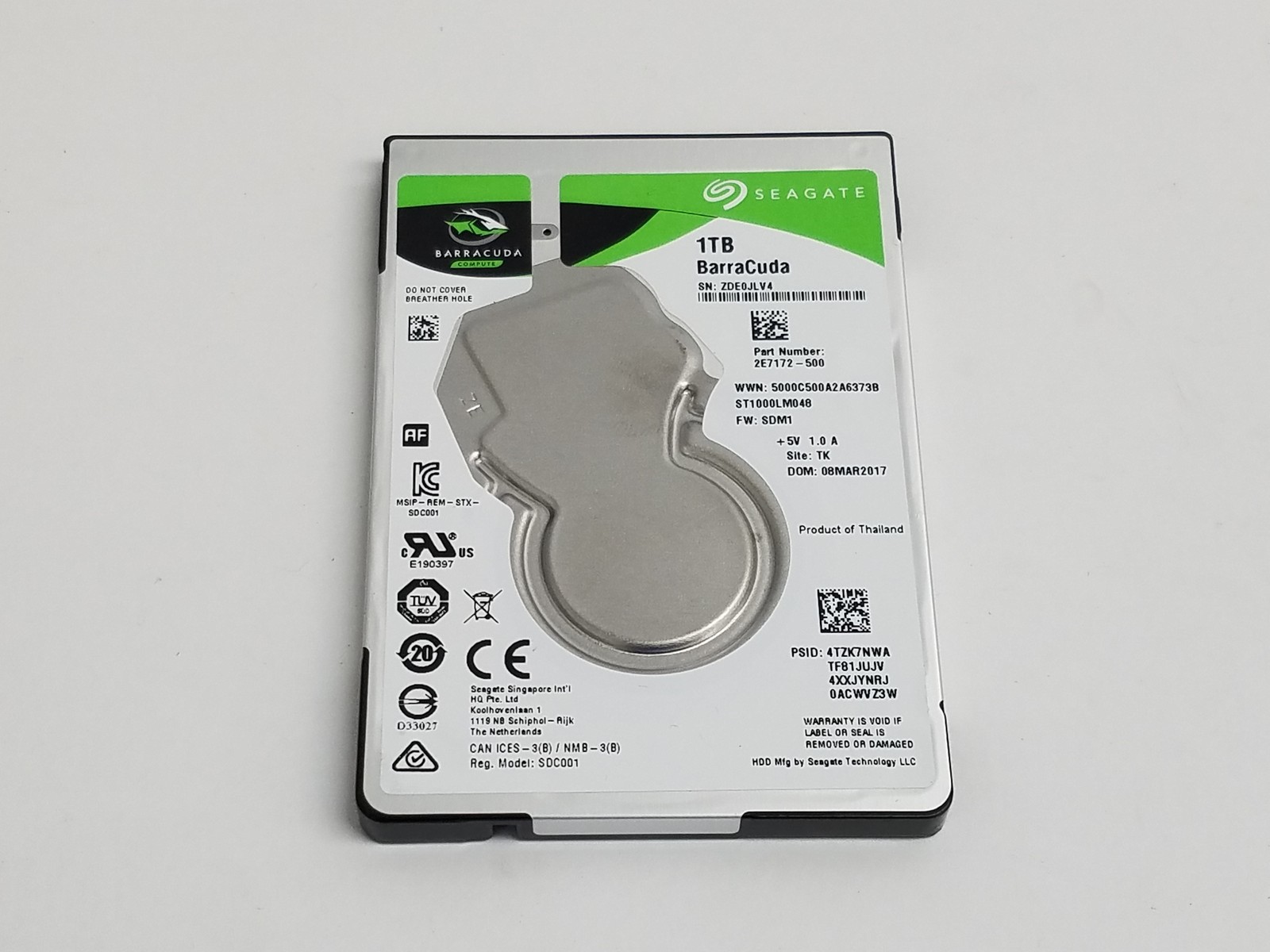 Seagate ST1000LM048 Barracuda 1TB 2.5" SATA III Laptop Hard Drive