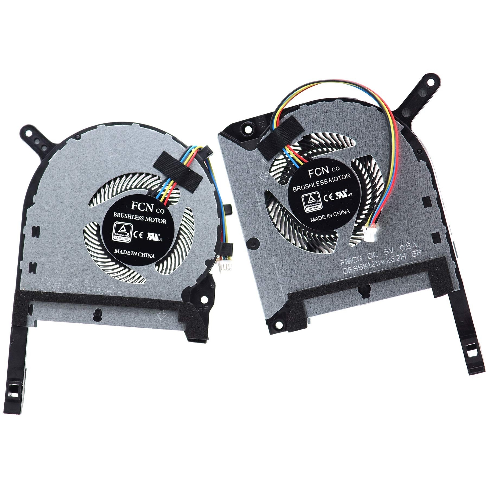 CPU & Graphics GPU Cooling Fan Replacement for ASUS FX506 FX505 FX566 FX706 F...