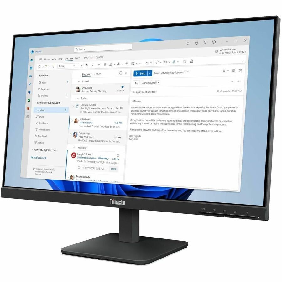 Lenovo ThinkVision S24-4e 23.8" Class FHD LED Monitor 4ms 1920x1080 100Hz