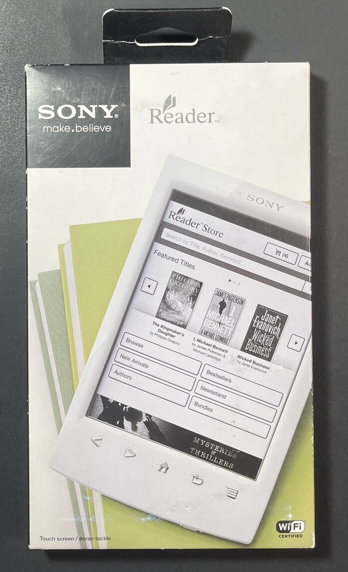 Sony 6 inch Touch Screen Digital Book Reader PRS-T2 [ White ] NEW