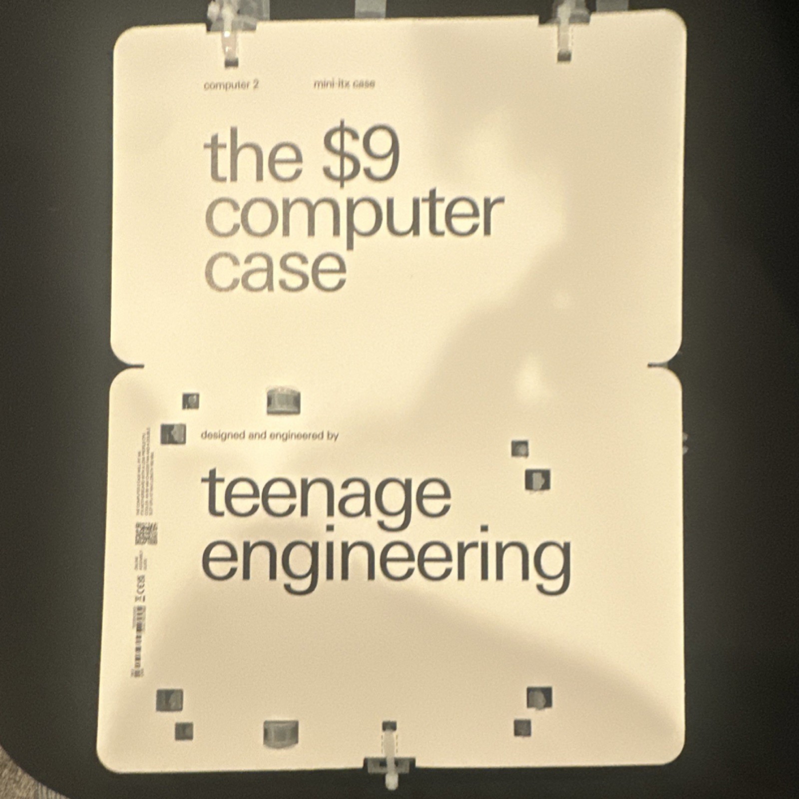 teenage engineering the $9 computer case computer 2 Mini-ITX case