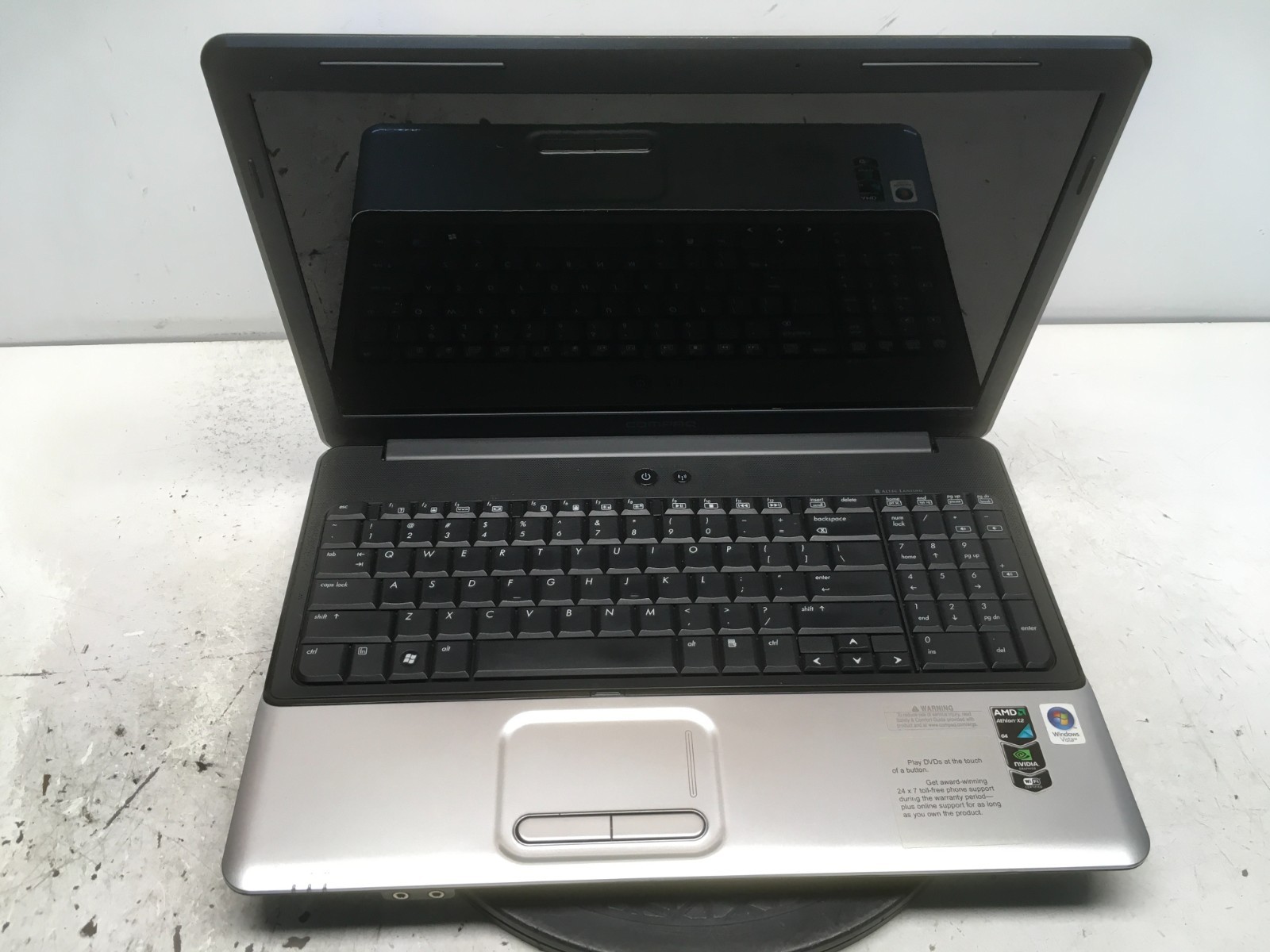 Compaq Presario CQ60-215DX AMD Turion Dual-Core ZM-82 2200MHz 1 GB NO HDD No Bat
