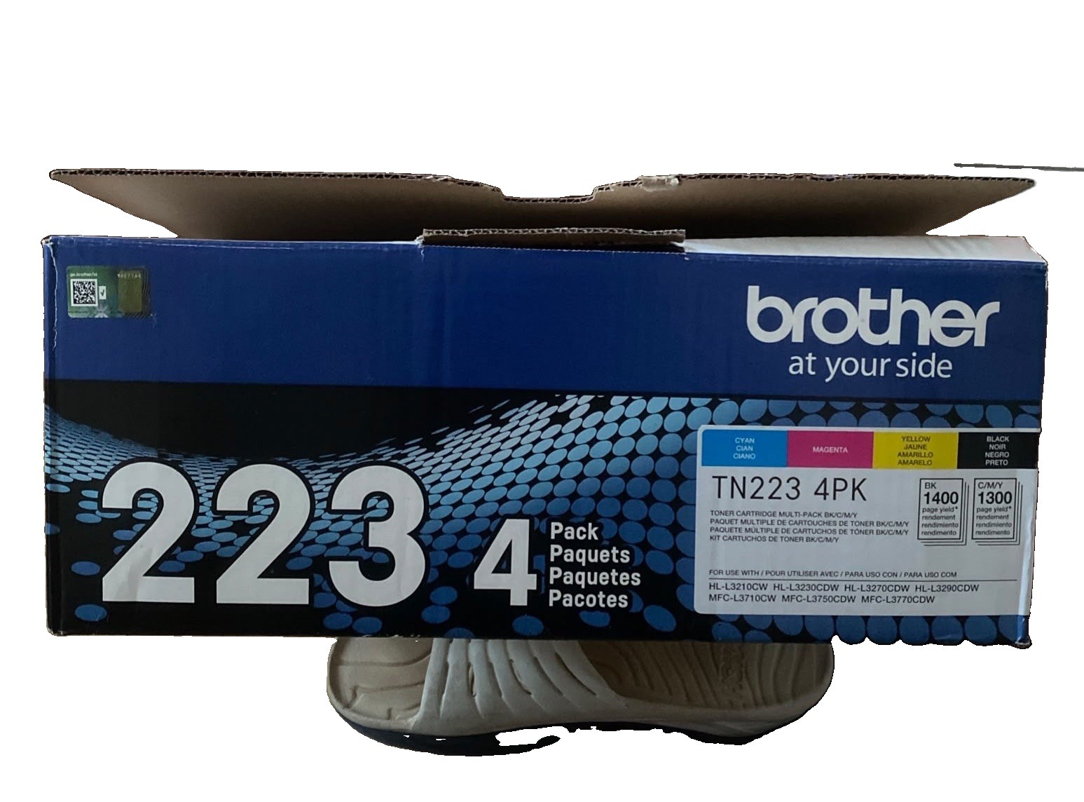 Brother Genuine TN223 Black Cyan Magenta Toner Cartridges Set Of 3 Hl-L3220CDW