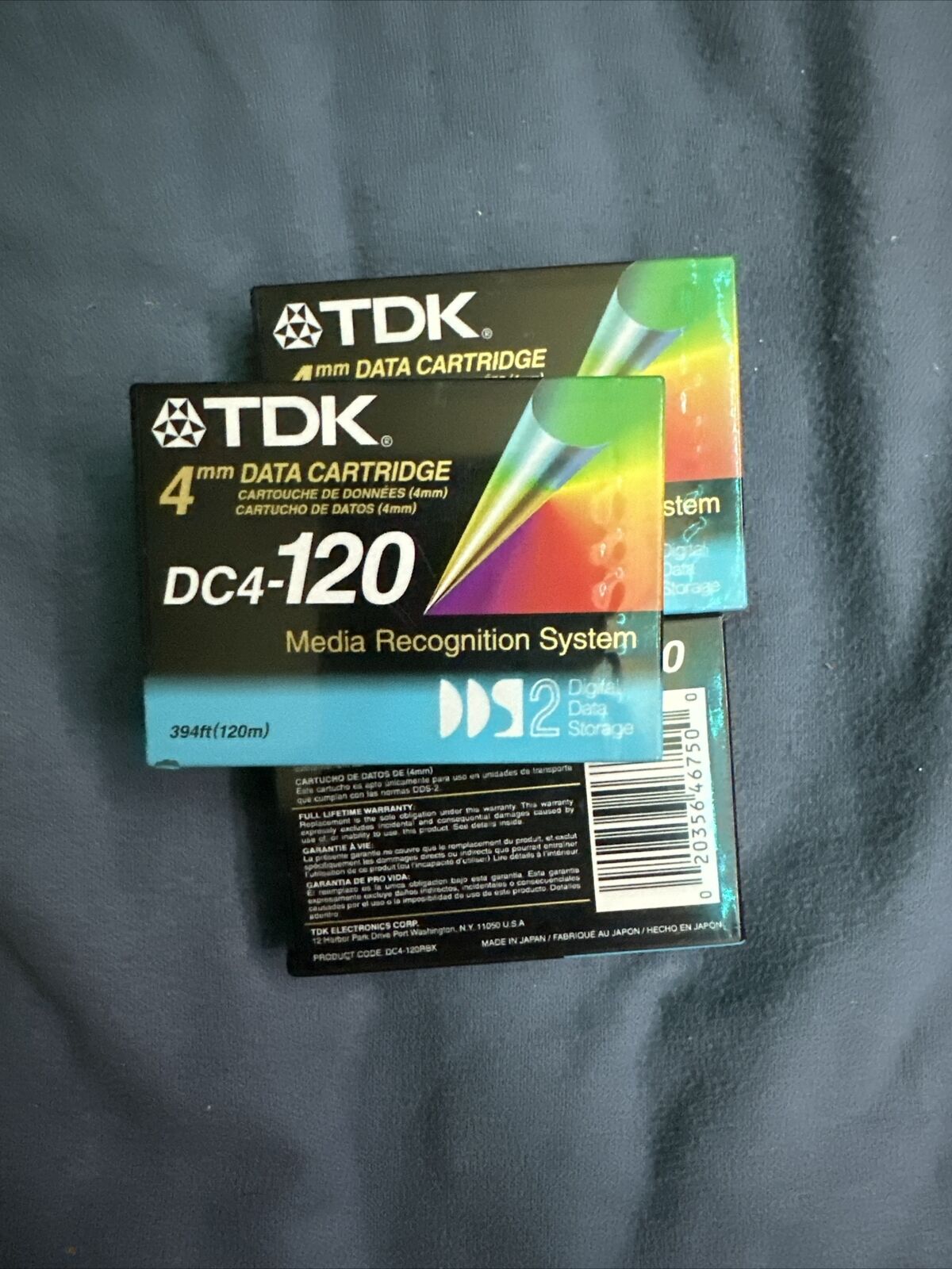 NEW SEALED (Box Of 3) TDK 4MM DATA CARTRIDGE (DC4-120)