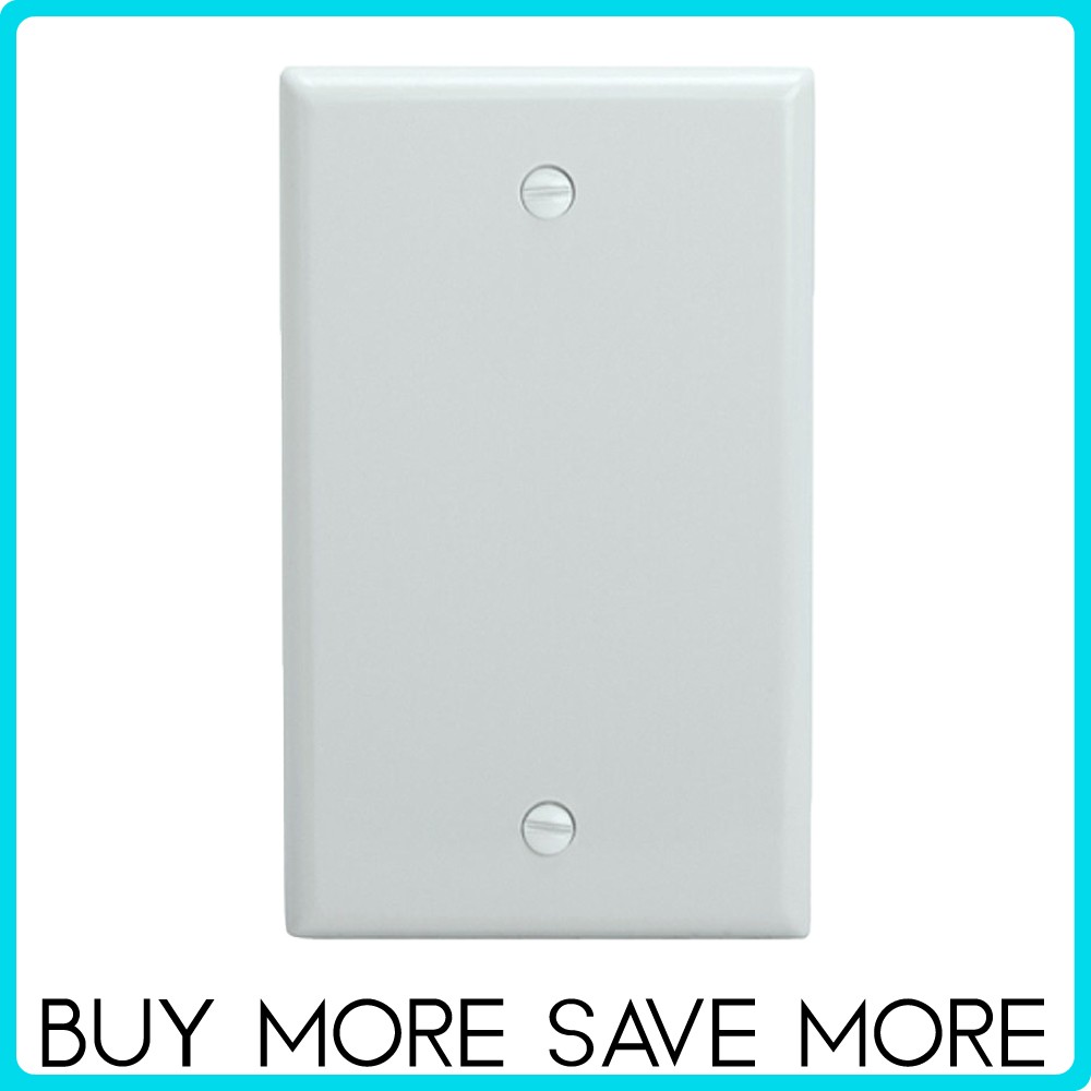 Blank Wall Plate Single Dual 1 2 Gang White Wallplate No Outlet Face Plate Cover